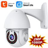 YinRuins Tuya Smart Camera HD 1080P Outdoor/Indoor Wireless WiFi IP Camera for Home Security Two Way Audio Auto Tracking Night Vision IP65 Waterproof, Compatible with Alexa & Google Home/Smart Life APP